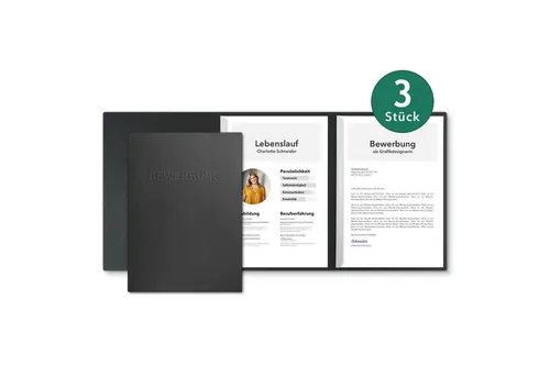 STRATAG Bewerbungsmappe in feinster Lederstruktur von STRATAG