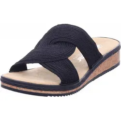 Rieker Damen V3669 Pantolette, Schwarz, 42 EU - Wanderschuhe mit weicher Decksohle für optimalen Tragekomfort bei jedem Schritt.