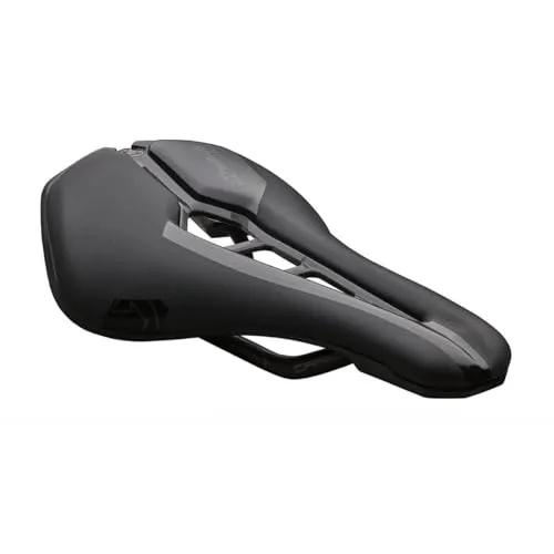 PRO Sattel Stealth Curved Team 142mm schwarz - Fahrradsattel mit innovativer Öffnung für optimalen Komfort und Druckentlastung, ideal für lange Fahrten.