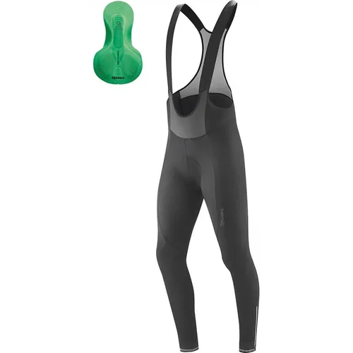 Gonso Sitivo Tight Bib M - Lange Herren Träger-Radhose - Fahrradbekleidung mit Sitivo Comfort Sitzpolster für optimale Dämpfung, hohe Bewegungselastizität und Antirutsch-Silikon-Beingummi für maximalen Komfort auf langen Fahrten.