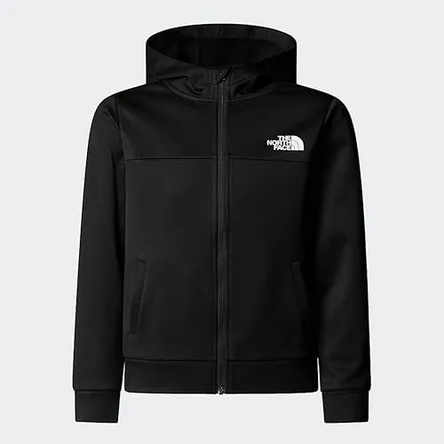 The North Face Fleecejacke TEEN REAXION FZ HOODIE - Modische Fleecejacke für Jugendliche, ideal für Sport und Freizeit. Bequem und funktionell, perfekt kombiniert mit Sneakern und Jogginghose.