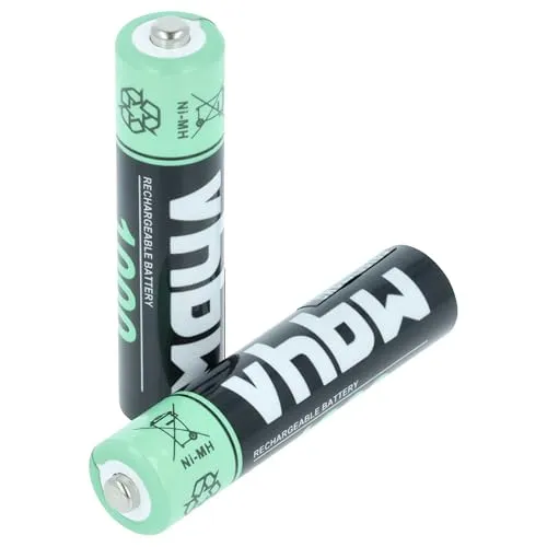 vhbw Akkus AAA, 2 Stück kompatibel mit Gigaset CL660, CL390, CL390HX, CL390A, CE575HX