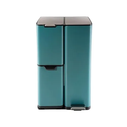 HTI-Living Mülltrennsystem Jannik 60 Liter Türkis von HTI-Line