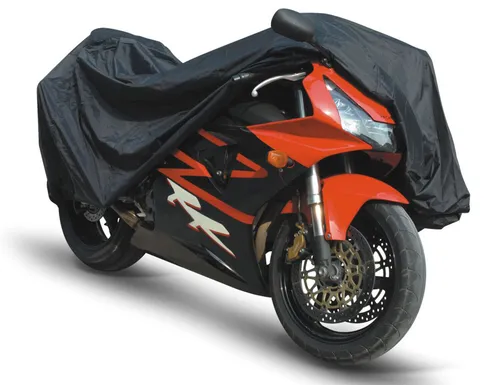 Motorrad-Abdeckplane XL 246x104x127cm - Robuste PVC-Abdeckplane für Motorräder und Roller, schützt vor Witterungseinflüssen und Schmutz, ideal für Outdoor-Nutzung.