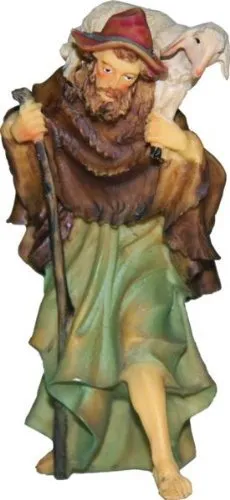 Schäfer mit Stab, geeignet für 11cm Figuren,