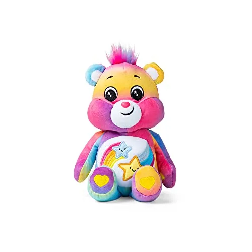 Care Bears – Basic Fun Dare to Care Bear 22 cm Bean Plüsch – Weiches Sammlerstück – Kleines Kuscheltier für Jungen & Mädchen ab 4 Jahren – Geschenkidee Plüschteddy