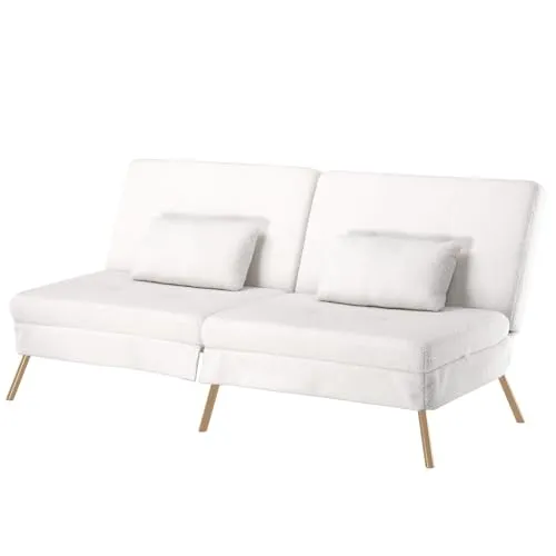 COMHOMA Schlafsofa mit Schlaffunktion