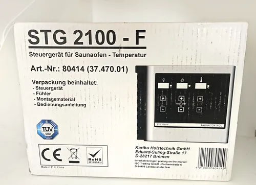 Karibu Easy Saunasteuergerät für Starkstromöfen, schwarz von Karibu Holztechnik GmbH