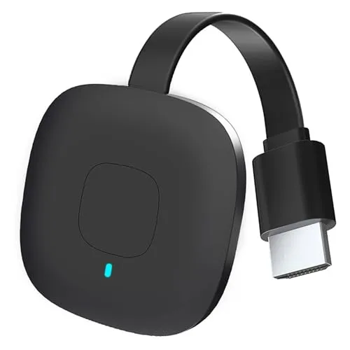 OBEST Wireless WiFi Display Dongle - 4K Streaming für alle Geräte - Media-Streaming-Clients mit 4K High-Definition-Bild, unterstützt Miracast und Airplay für eine einfache und kabellose Verbindung zwischen Geräten.