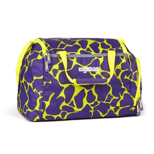 ergobag Sporttasche Lumi-Edition SuBärkraft violett - Sonstige Sporttaschen mit 20l Volumen, Nassfach für Schwimmsachen und reflektierenden Elementen für bessere Sichtbarkeit, ideal für Schule und Freizeit.