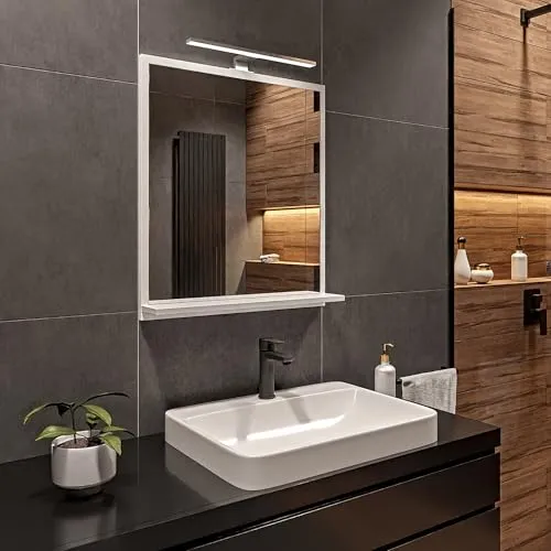 HAJDUK FURNITURE Badspiegel mit LED-Beleuchtung und Ablage