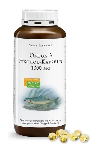 Omega-3-Fischöl-Kapseln 1000 mg