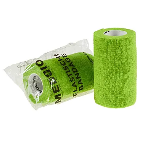 Vethaft Extra selbsthaftende Bandage 10cm Haftbandage für Huf-, Klauenpflege + Veterinärmedizin, Farbe:hellgrün