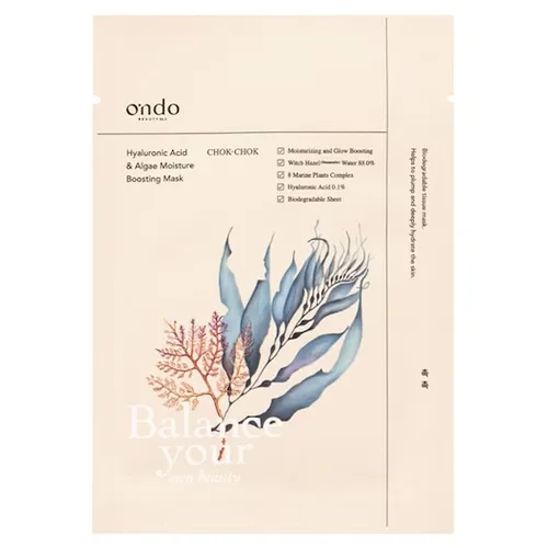 ONDO-BEAUTY-365 Pflege GesichtspflegeHyaluronic Acid & Algae Moisture Boosting Mask 25 ml (159,60 € / 1 l)