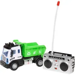 Toi-Toys - Ferngesteuertes Auto (mit Licht & Sound) Müllwagen - Grün