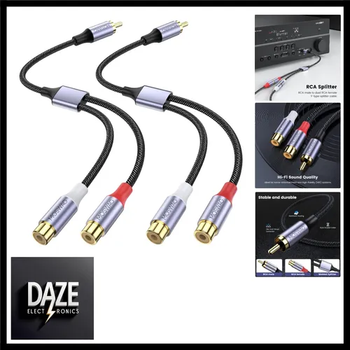 RCA Y Splitter Kabel Adapter