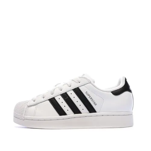 adidas Jungen Superstar II Sneaker, Weiß/Schwarz, weiß, 36 EU
