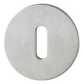 Hoppe SchnellstiftPlus-Edelstahl-Flachrosetten-Paar, Ovalbart, E849NS für Innentüren - matt - 3757990 (VPE: 1 Paar)