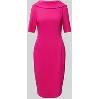 Adrianna Papell Cocktailkleid mit 1/2-Arm in Pink, Größe 36