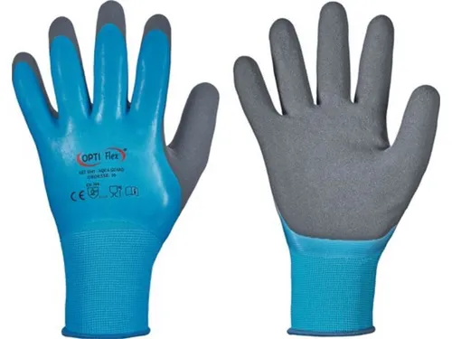 Produktbild STRONGHAND 0545/11 Handschuhe Aqua Guard Gr.11 blau PA m.Latex/Latex EN 388 K
