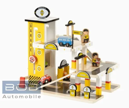 Renault-Parkhaus aus Holz mit Tankstelle 7711949696