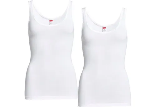 conta Unterhemd Damen-Unterhemd 2er-Pack Feinripp Uni