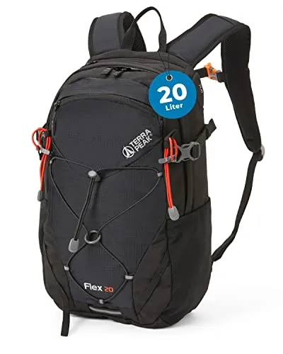 Terra Peak Wanderrucksack 20L - Ergonomischer Trekking-Rucksack für Damen und Herren - Wanderrucksäcke mit 20L Volumen, wasserabweisend und optimale Rückenbelüftung für hohen Tragekomfort beim Wandern und Outdoor-Abenteuern.
