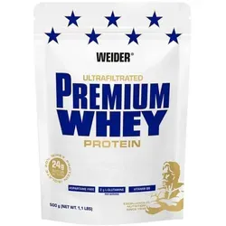WEIDER® Premium Whey Eiweißpulver - Vanille-Karamell - Whey Proteinpulver mit 72% Molkeneiweißkonzentrat und 20% Molkeneiweißisolat, unterstützt den Muskelaufbau und ist ideal für Fitness-Enthusiasten.