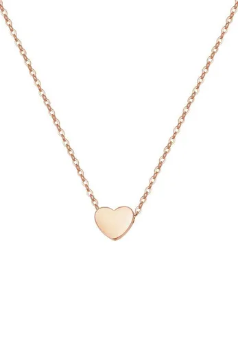 Happiness Boutique Damen Kette mit Herz Anhänger in Rosegold - Ketten für Damen, zarte und elegante Herz Kette aus Titan, ideal als Geschenk für besondere Anlässe, geliefert in einer stilvollen Geschenkbox.