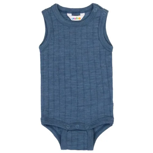 Joha - Kinderbody ohne Ärmel - Merinounterwäsche Gr 60 blau - Praktischer Kinderbody ohne Ärmel in Blau, Größe 60. Ideal für den Alltag, aus hochwertiger Merinowolle und Seide für besten Tragekomfort. Entdecken Sie weitere Joha Produkte im Bergfreunde.de Online-Shop!