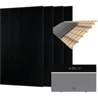 Conow CBE2000 Pro 1820W Balkonkraftwerk mit 4 JA Solar 455W Modulen - Modulares Balkonkraftwerk Komplettset für flexible Energieversorgung – ideal für Haushalte. Inkl. 2 kWh Speicher, 4 leistungsstarken Solarmodulen und stabilem Montagesystem.