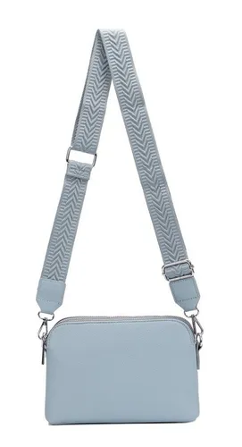 ITALYSHOP24 Schultertasche Damen Tasche Bodybag Umhängetasche Crossbody Brusttasche Handtasche, Crossover Muster Taschengurt Smartphone Geldtasche Abend Handy Clutch