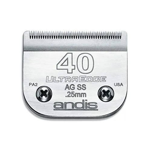 Andis Ultraedge Scherblatt 1/4 - 6-2 - Scherblatt für Haarschneidemaschinen, speziell für Modelle 60105, 60130 und 60160. Hergestellt aus hochwertigem Edelstahl mit Keramikrand für präzise und langlebige Schnitte.