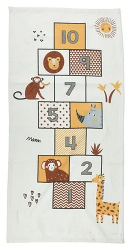Teppich Kinderteppich SAFRICA, Mehrfarbig, B 70 cm, L 140 cm - Teppiche: Der pflegeleichte Baumwolle Kinderteppich SAFRICA in bunten Farben bringt Freude in jedes Kinderzimmer und sorgt für ein gemütliches Ambiente.