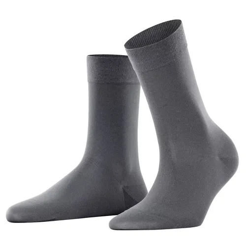 Falke Tagessocke Cotton Touch New (nachhaltige Baumwolle) platinumgrau Damen - 1 Paar, Größe: 35-38