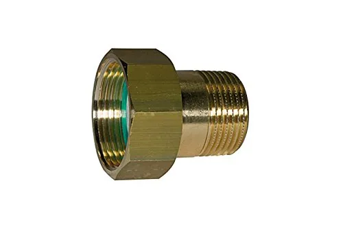 Riegler Gewindeverschraubung 3/4 Zoll - Zylinder, Ventile, Absperrorgane - Hochwertige Gewindeverschraubung für Druckregler in der Trinkwasserinstallation, Anschlussgröße R 3/4.