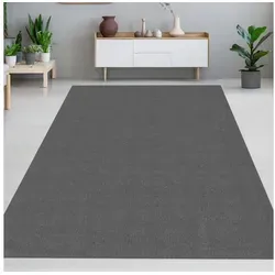 Carpetia Teppich, rechteckig grau 120 cm x 160 cm