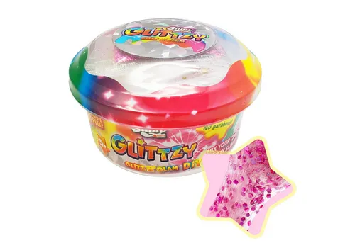 Slimy® Knete Glittzy DIY (1-tlg), Glitzerschleim zum Selbermischen