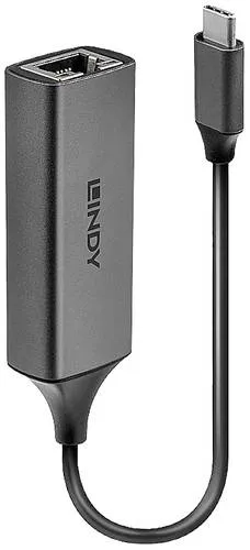 LINDY Netzwerkadapter 5 GBit/s USB-C - Netzwerkkarten, schneller 5 GBit/s USB-C Adapter mit Gigabit-LAN für stabile Internetverbindungen, ideal für Home Office und Gaming.