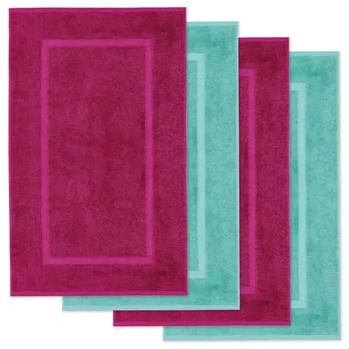 Lavea Badematte Set Elena in rot von Lavea