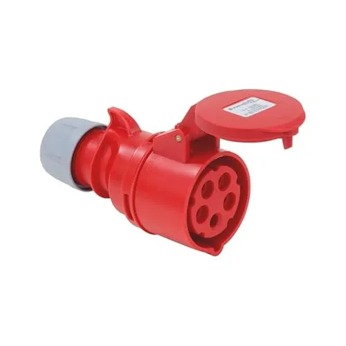 Würth CEE-Kupplung 16A 400V 5-polig, 6h, IP44/IP54 – Robuster Industriestecker mit Schraubklemmen für Werkstatt, Baustelle & Industrie