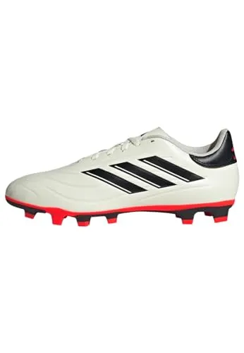 adidas Unisex Copa Pure II Club Flexible Ground Boots, Ivory/Core Black/Solar Red, 46 EU