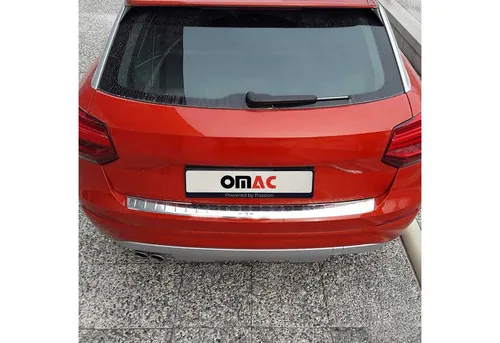OMAC Ladekantenschutz für Audi Q2 2016-2020, Edelstahl Chrom - Abdeckblenden, langlebig und rostbeständig, schützt Ihre Ladefläche vor Kratzern und sorgt für ein elegantes Aussehen.