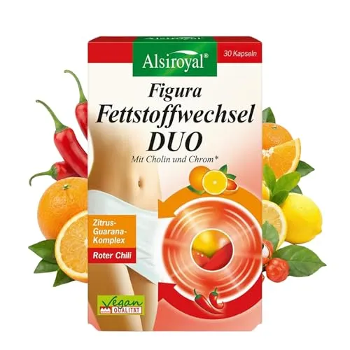 Alsiroyal Figura Fettstoffwechsel Duo – 30 Kapseln für effektiven Fettstoffwechsel