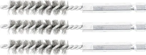 Produktbild BGS-3078-11-S Stahlbürste 11 mm Antrieb Außensechskant 6,3 mm (1/4) 3-tlg.