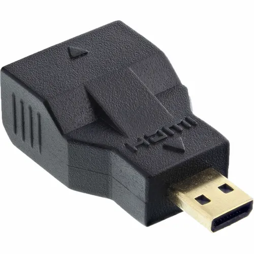InLine® HDMI™ Adapter Mini HDMI C™ Buchse zu Micro HDMI D™ Stecker schwarz