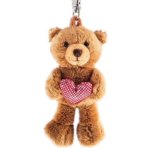 Schaffer® Kuscheltier Schaffer Schlüsselanhänger Teddy+Herz 12 cm
