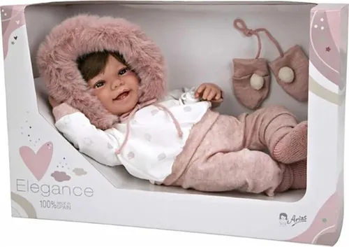 Arias Baby Zoe Elegance Mit Fäustlingen 45 Cm Rosa Rosa One Size