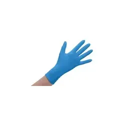 Latex Blau Einmalhandschuhe puderfrei 100 Stück L