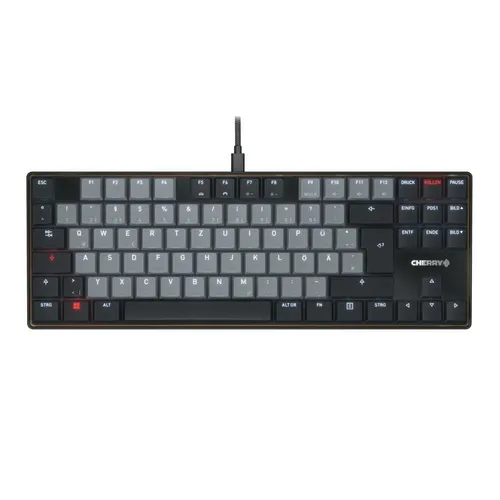 Cherry Keyboard CHERRY KC 500 MX LP (TKL) - Tenkeyless Gaming Tastatur - Tastatur im Tenkeyless-Format für mehr Platz auf dem Schreibtisch, ideal für Gamer und Vielschreiber.